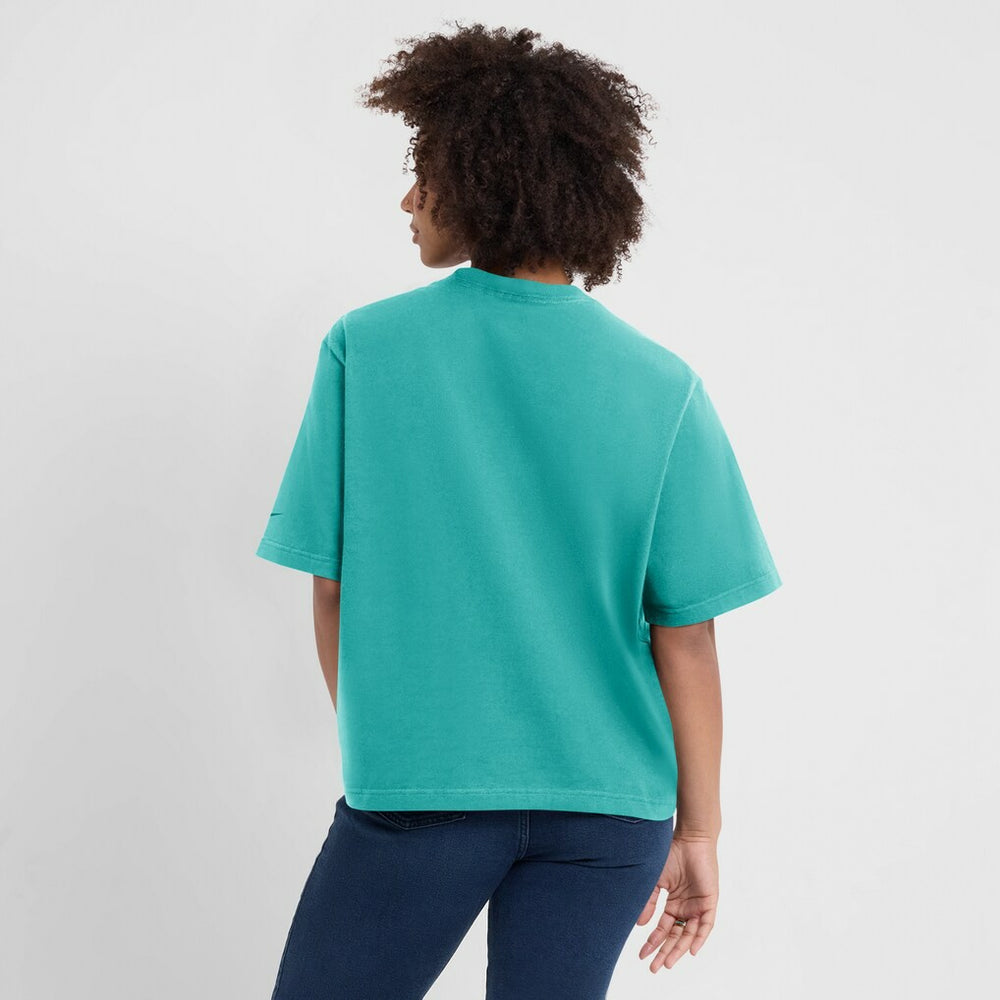 Miami Dolphins Women's Glory Arch Boxy T-Shirt - Aqua | Nike cheap