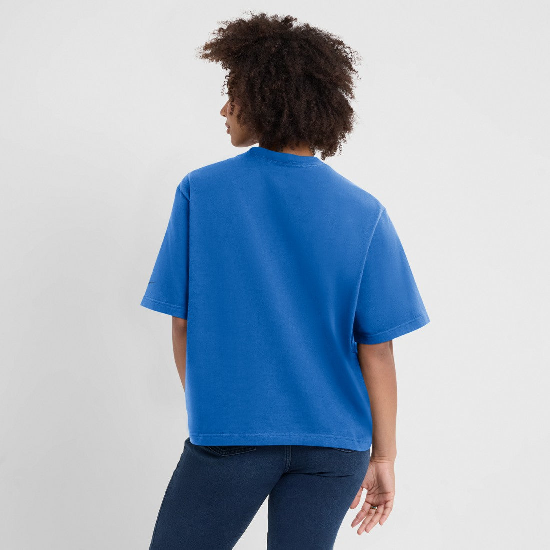 New York Giants Women's Glory Arch Boxy T-Shirt - Royal | Nike discount