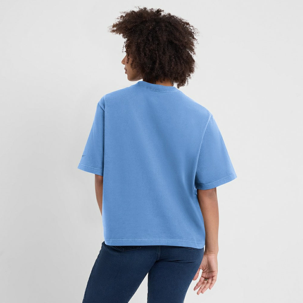 Los Angeles Chargers Women's Glory Arch Boxy T-Shirt - Powder Blue | Nike for sale