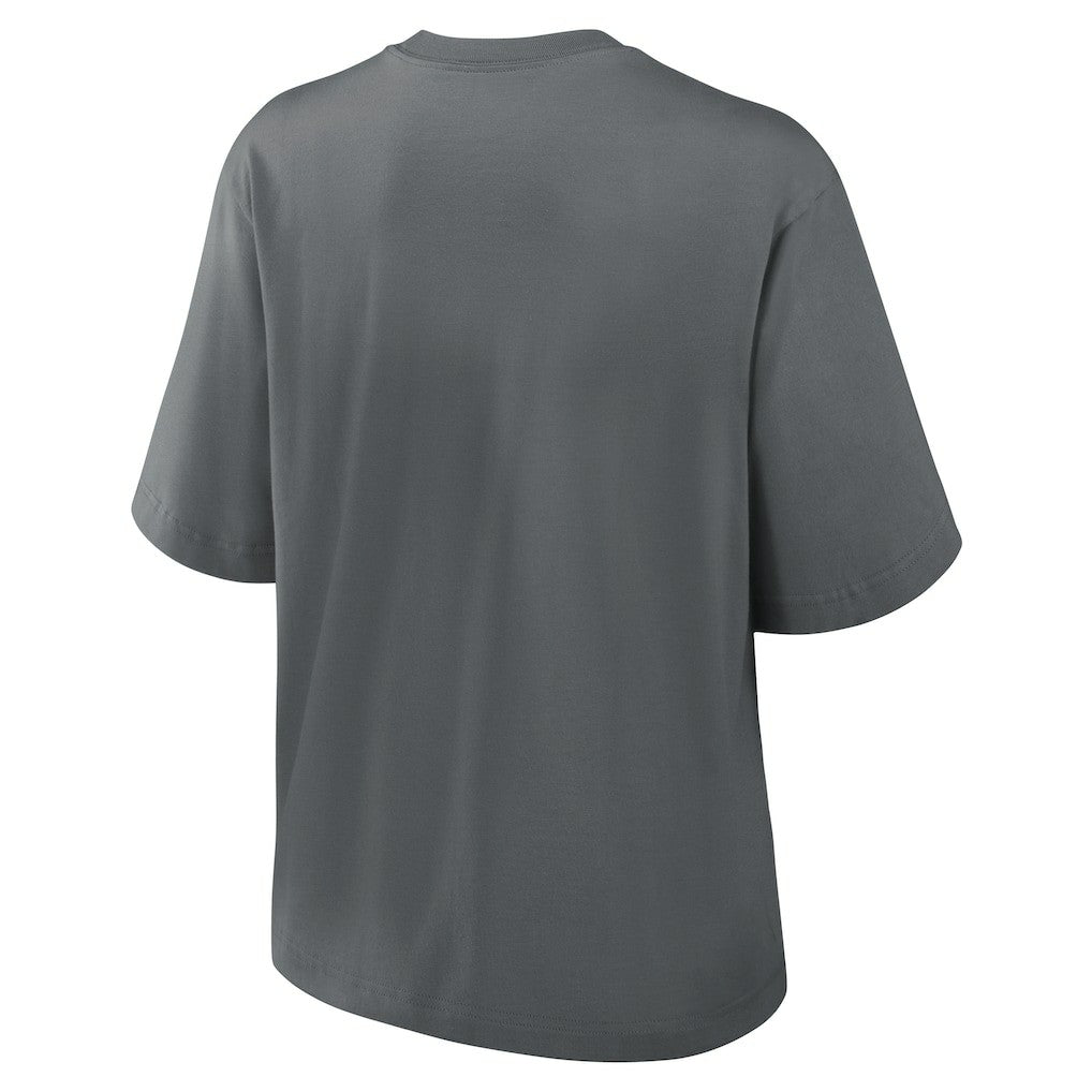 Jacksonville Jaguars Women's Glory Arch Boxy T-Shirt - Charcoal | Nike for sale