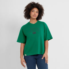 New York Jets Women's Glory Arch Boxy T-Shirt - Green | Nike outlet