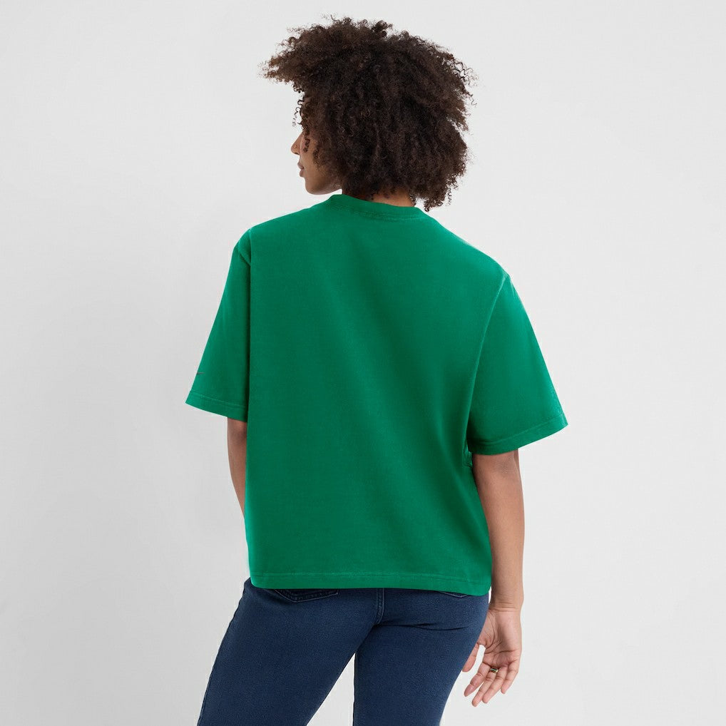 New York Jets Women's Glory Arch Boxy T-Shirt - Green | Nike outlet