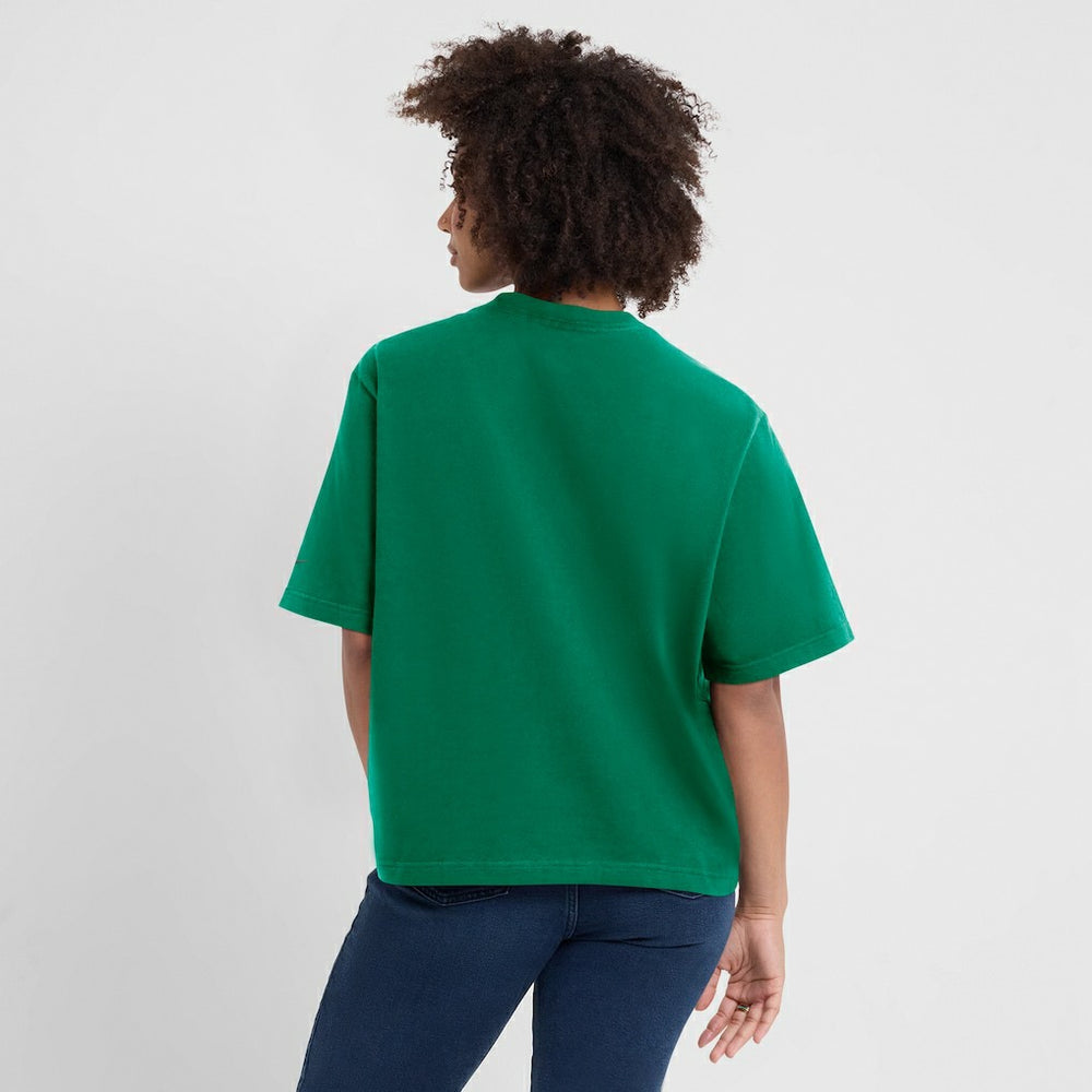 New York Jets Women's Glory Arch Boxy T-Shirt - Green | Nike outlet