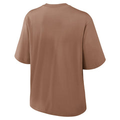 Cleveland Browns Women's Glory Arch Boxy T-Shirt - Brown | Nike cheap