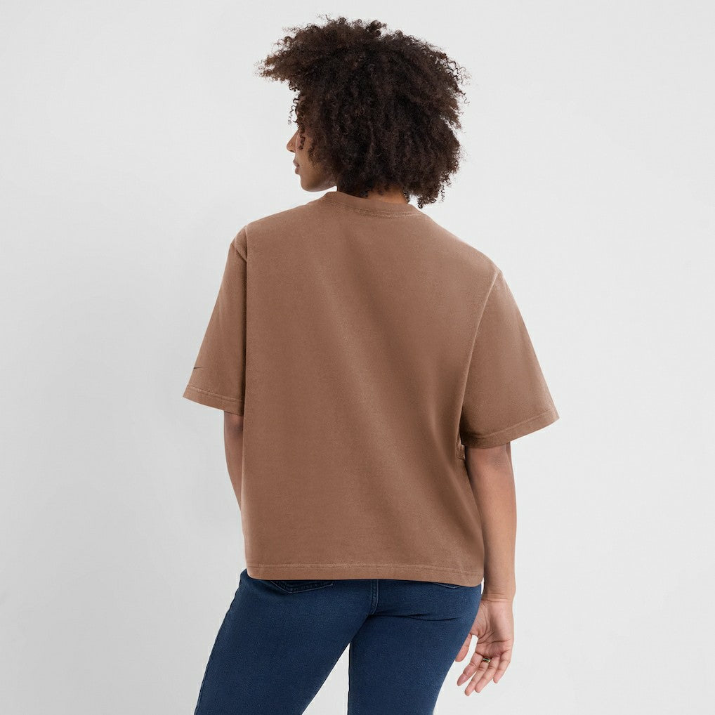 Cleveland Browns Women's Glory Arch Boxy T-Shirt - Brown | Nike cheap