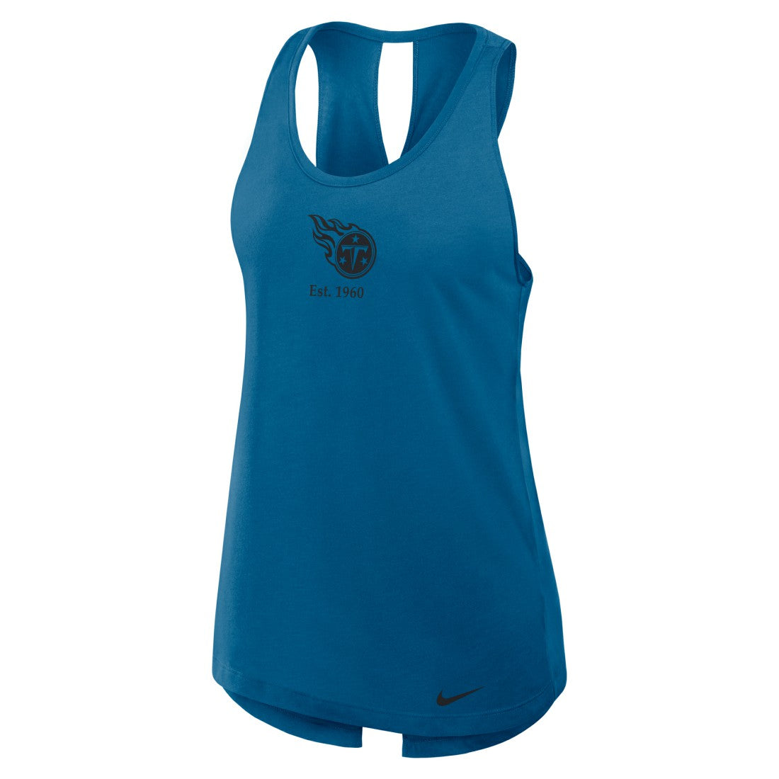 Tennessee Titans Women's Glory Open-Back Crisscross Dri-FIT Tank Top - Navy | Nike sale