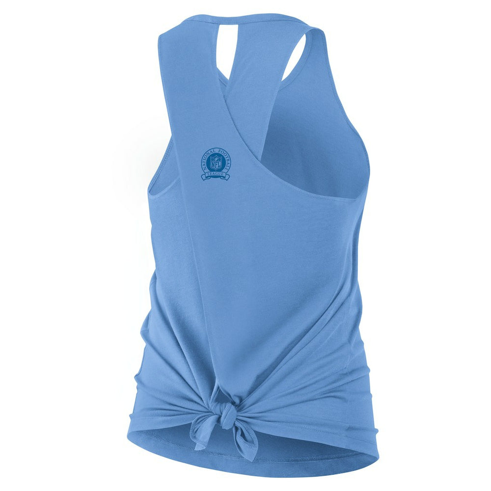 Los Angeles Chargers Women's Glory Open-Back Crisscross Dri-FIT Tank Top - Powder Blue | Nike outlet