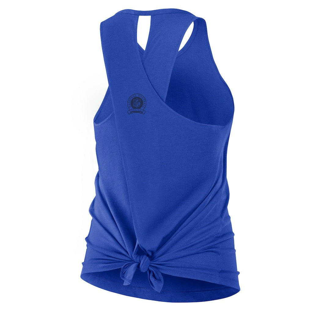 Los Angeles Rams Women's Glory Open-Back Crisscross Dri-FIT Tank Top - Royal | Nike sale