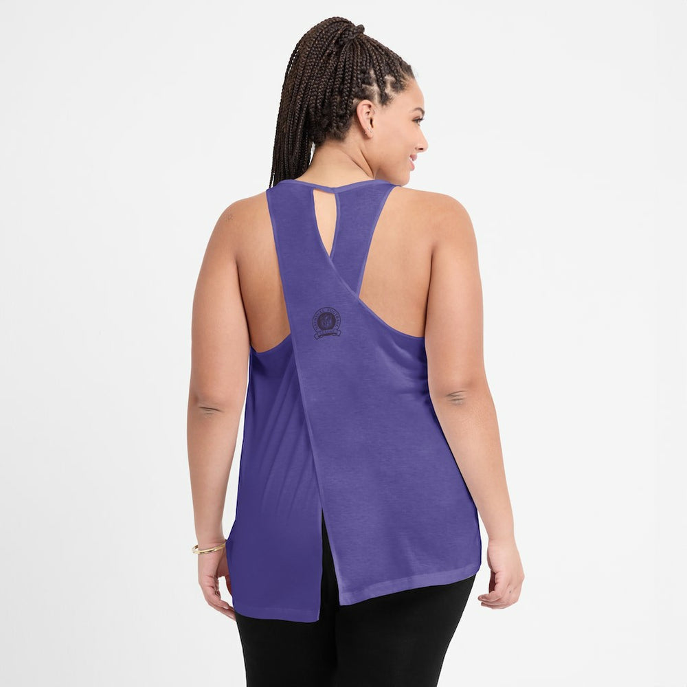 Baltimore Ravens Women's Glory Open-Back Crisscross Dri-FIT Tank Top - Purple | Nike online