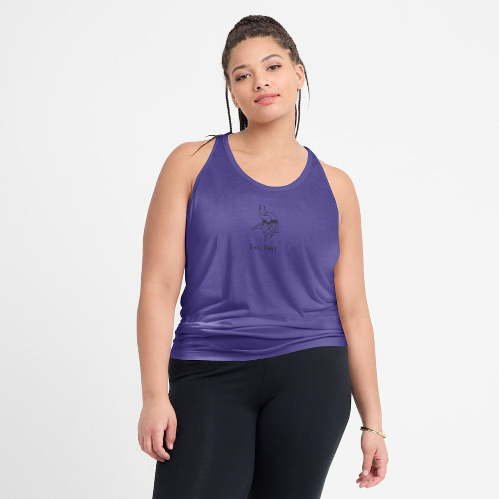Minnesota Vikings Women's Glory Open-Back Crisscross Dri-FIT Tank Top - Purple | Nike online