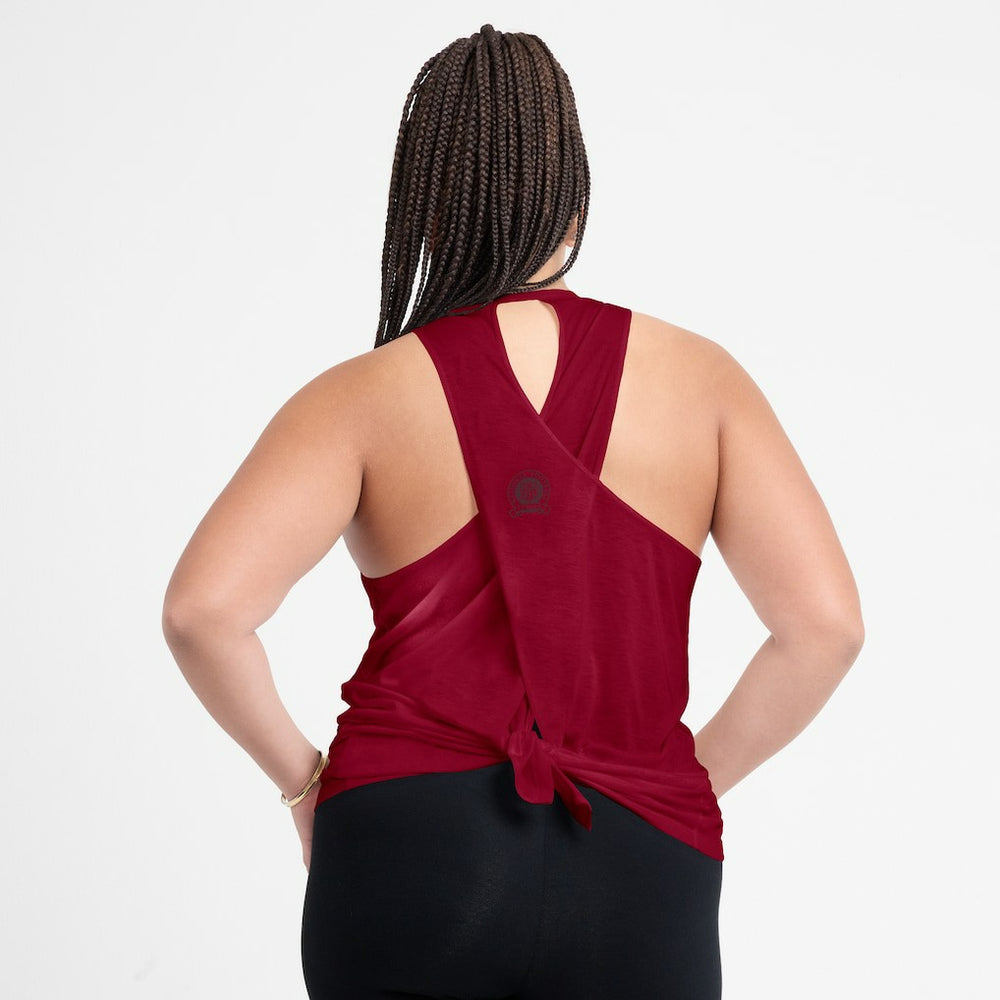 Washington Commanders Women's Glory Open-Back Crisscross Dri-FIT Tank Top - Burgundy | Nike online