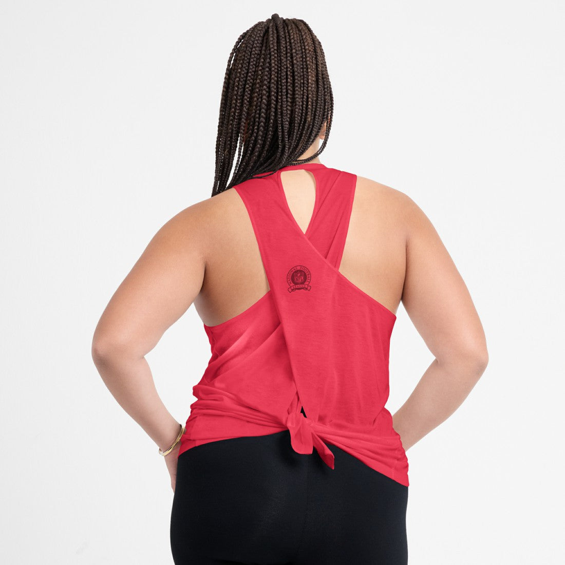Tampa Bay Buccaneers Women's Glory Open-Back Crisscross Dri-FIT Tank Top - Light Red | Nike cheap