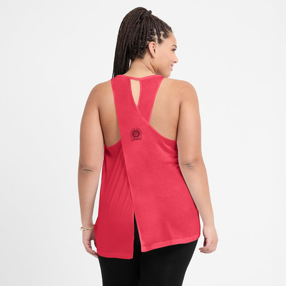 San Francisco 49ers Women's Glory Open-Back Crisscross Dri-FIT Tank Top - Light Red | Nike outlet