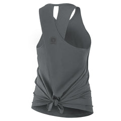 New Orleans Saints Women's Glory Open-Back Crisscross Dri-FIT Tank Top - Charcoal | Nike outlet