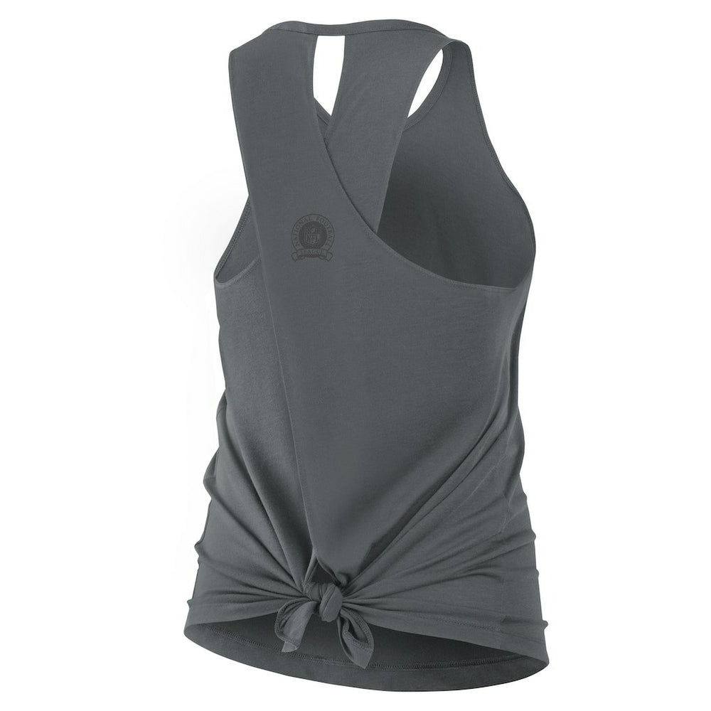 Philadelphia Eagles Women's Glory Open-Back Crisscross Dri-FIT Tank Top - Charcoal | Nike cheap