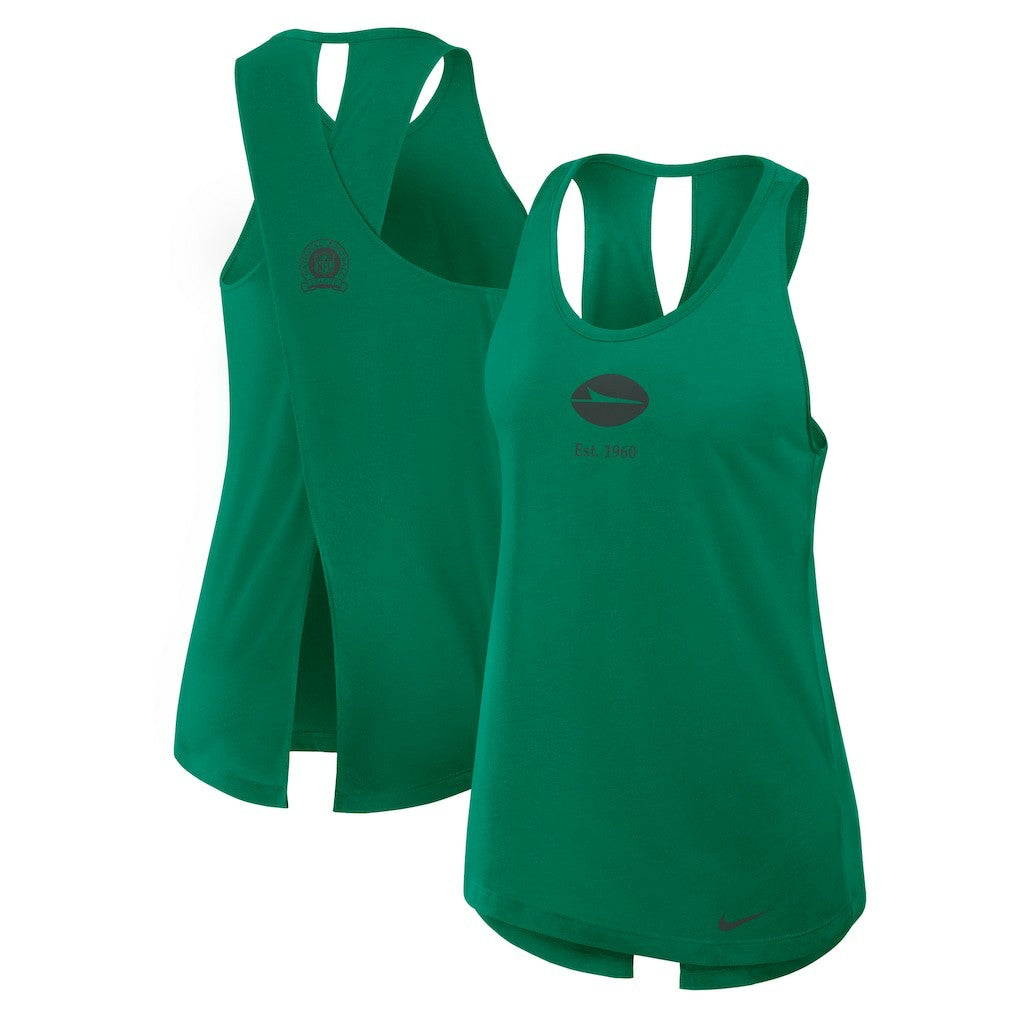 New York Jets Women's Glory Open-Back Crisscross Dri-FIT Tank Top - Green | Nike online