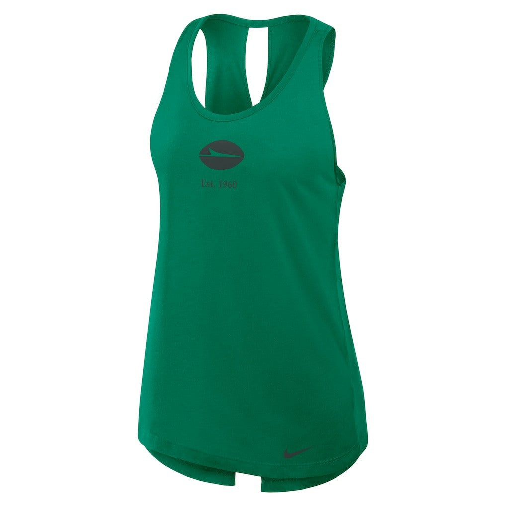 New York Jets Women's Glory Open-Back Crisscross Dri-FIT Tank Top - Green | Nike online