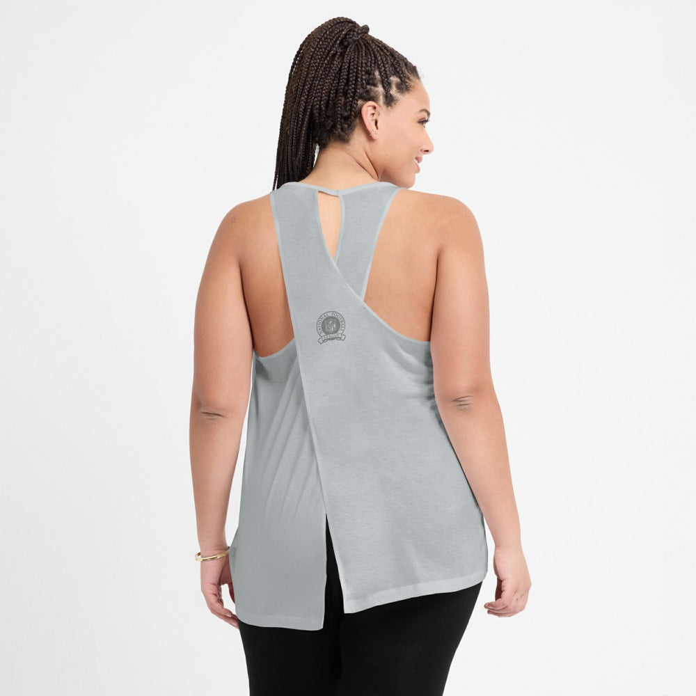 Detroit Lions Women's Glory Open-Back Crisscross Dri-FIT Tank Top - Gray | Nike sale