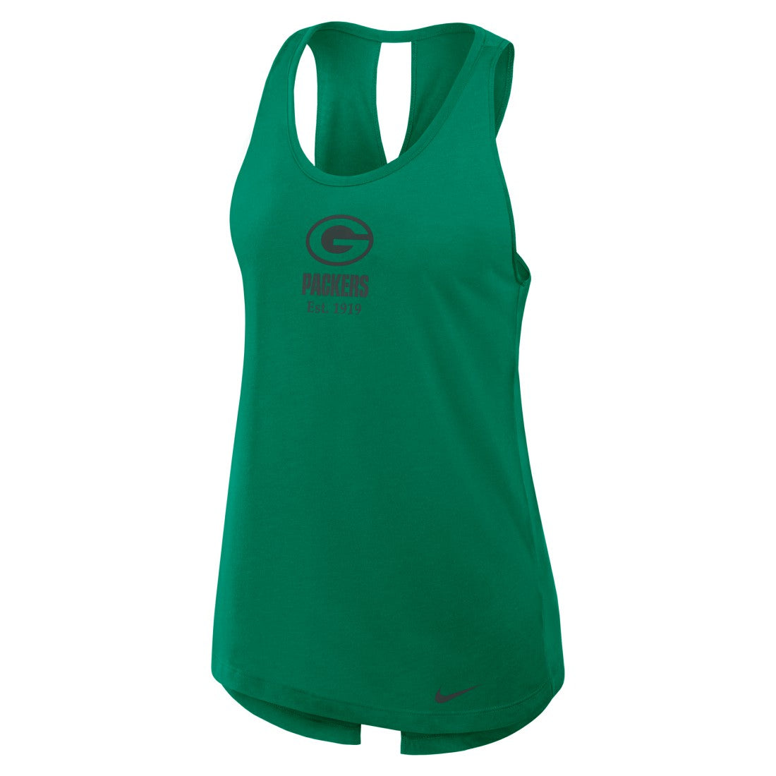 Green Bay Packers Women's Glory Open-Back Crisscross Dri-FIT Tank Top - Green | Nike online