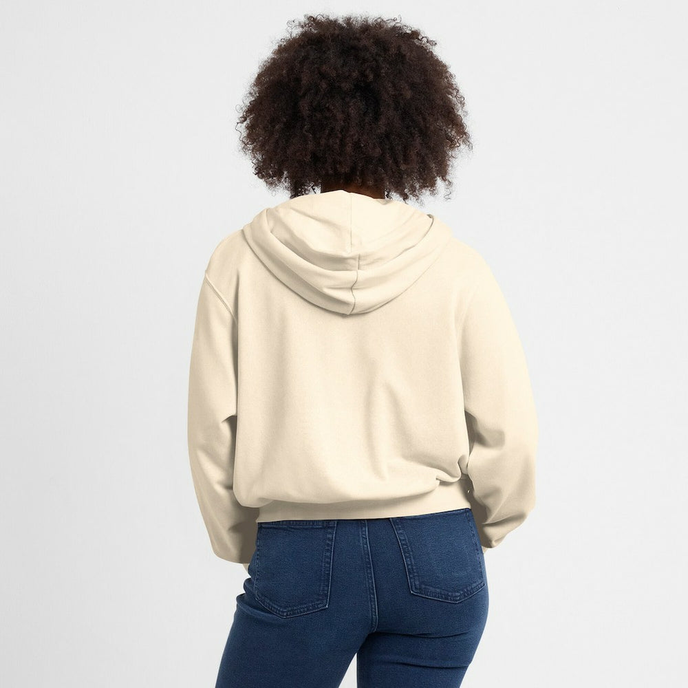 Buffalo Bills Women's Glory Cropped Full-Zip Hoodie - Cream | Nike online