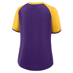 Minnesota Vikings Women's Height Advantage T-Shirt - Purple/Gold outlet