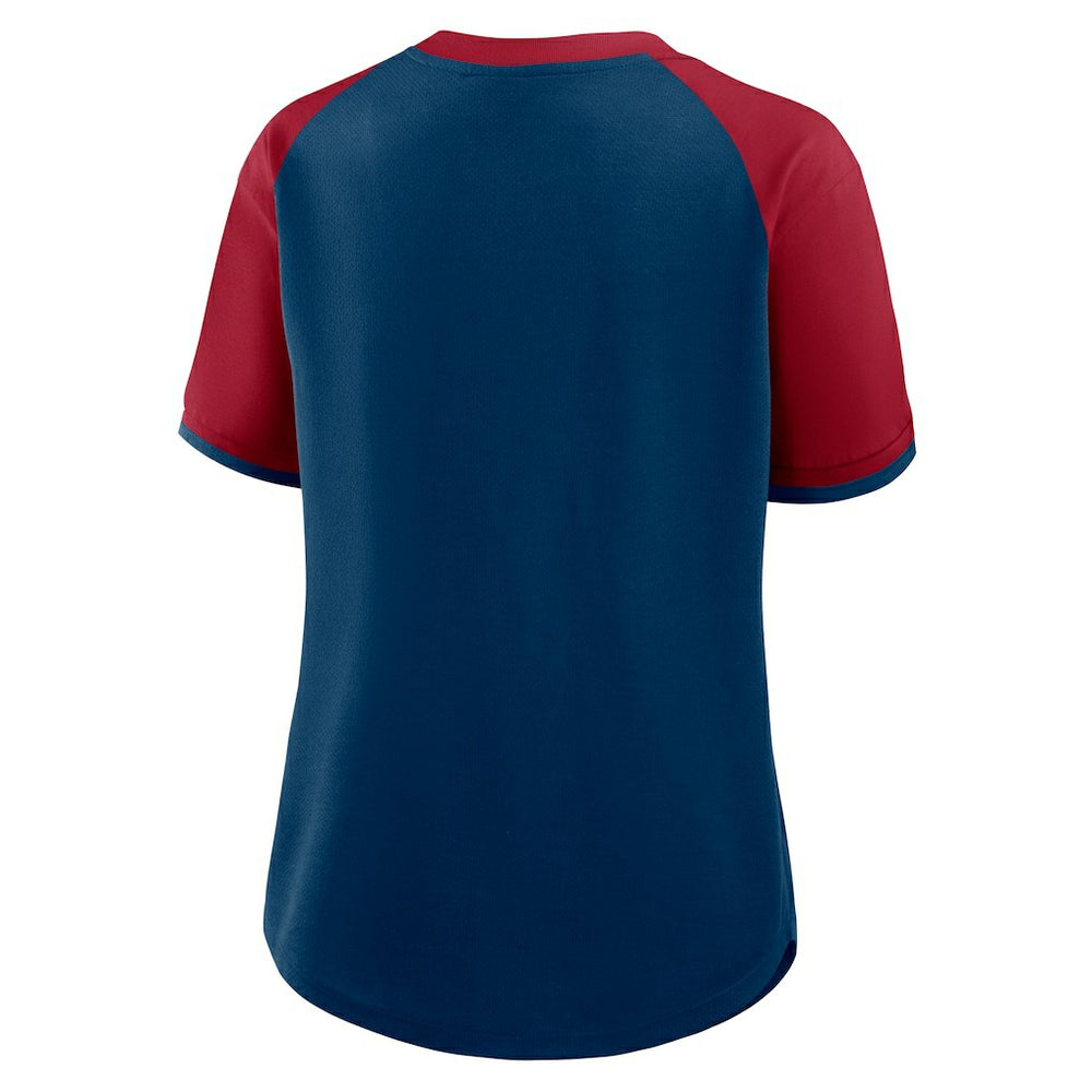 Houston Texans Women's Height Advantage T-Shirt - Navy/Red online