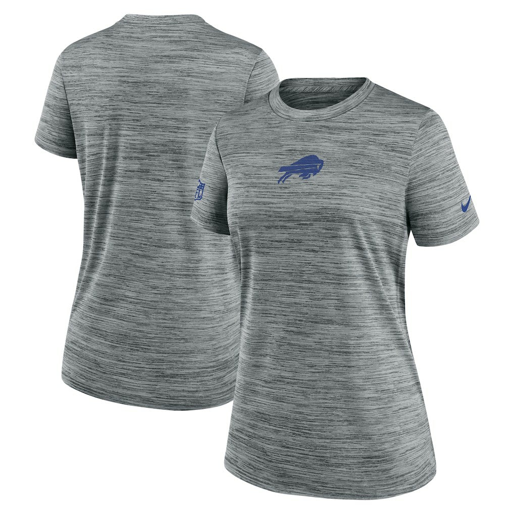 Buffalo Bills Women's Sideline Velocity Dri-FIT T-Shirt - Gray | Nike outlet
