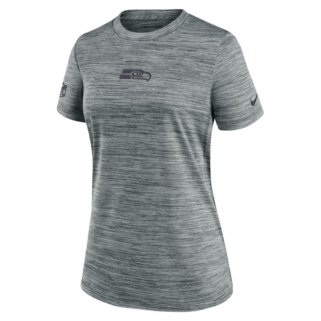 Seattle Seahawks Women's Sideline Velocity Dri-FIT T-Shirt - Gray | Nike for sale