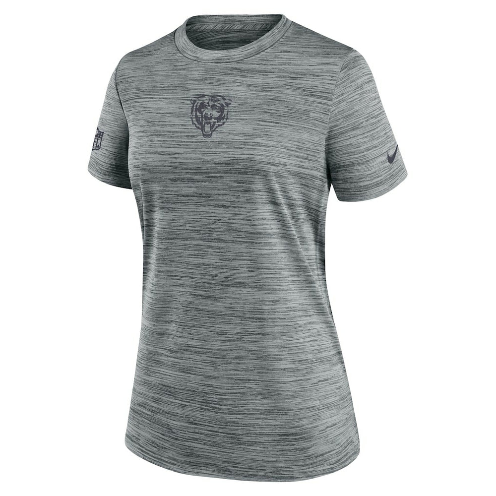 Chicago Bears Women's Sideline Velocity Dri-FIT T-Shirt - Gray | Nike outlet