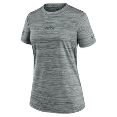 New York Jets Women's Sideline Velocity Dri-FIT T-Shirt - Gray | Nike outlet