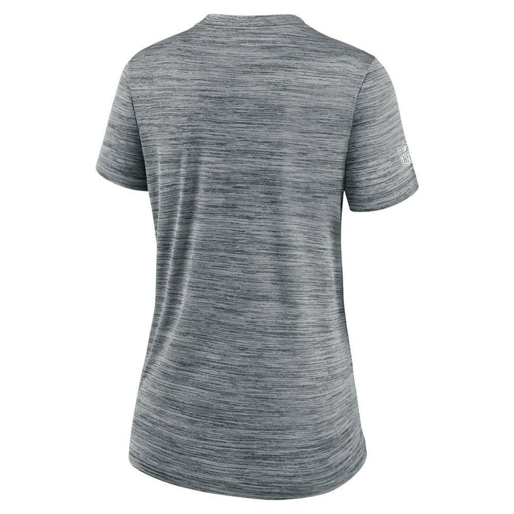 Tampa Bay Buccaneers Women's Sideline Velocity Dri-FIT T-Shirt - Gray | Nike for sale