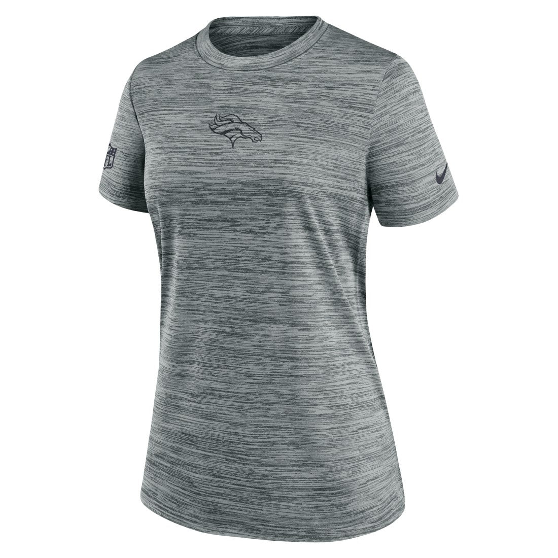 Denver Broncos Women's Sideline Velocity Dri-FIT T-Shirt - Gray | Nike sale