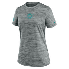 Miami Dolphins Women's Sideline Velocity Dri-FIT T-Shirt - Gray | Nike online