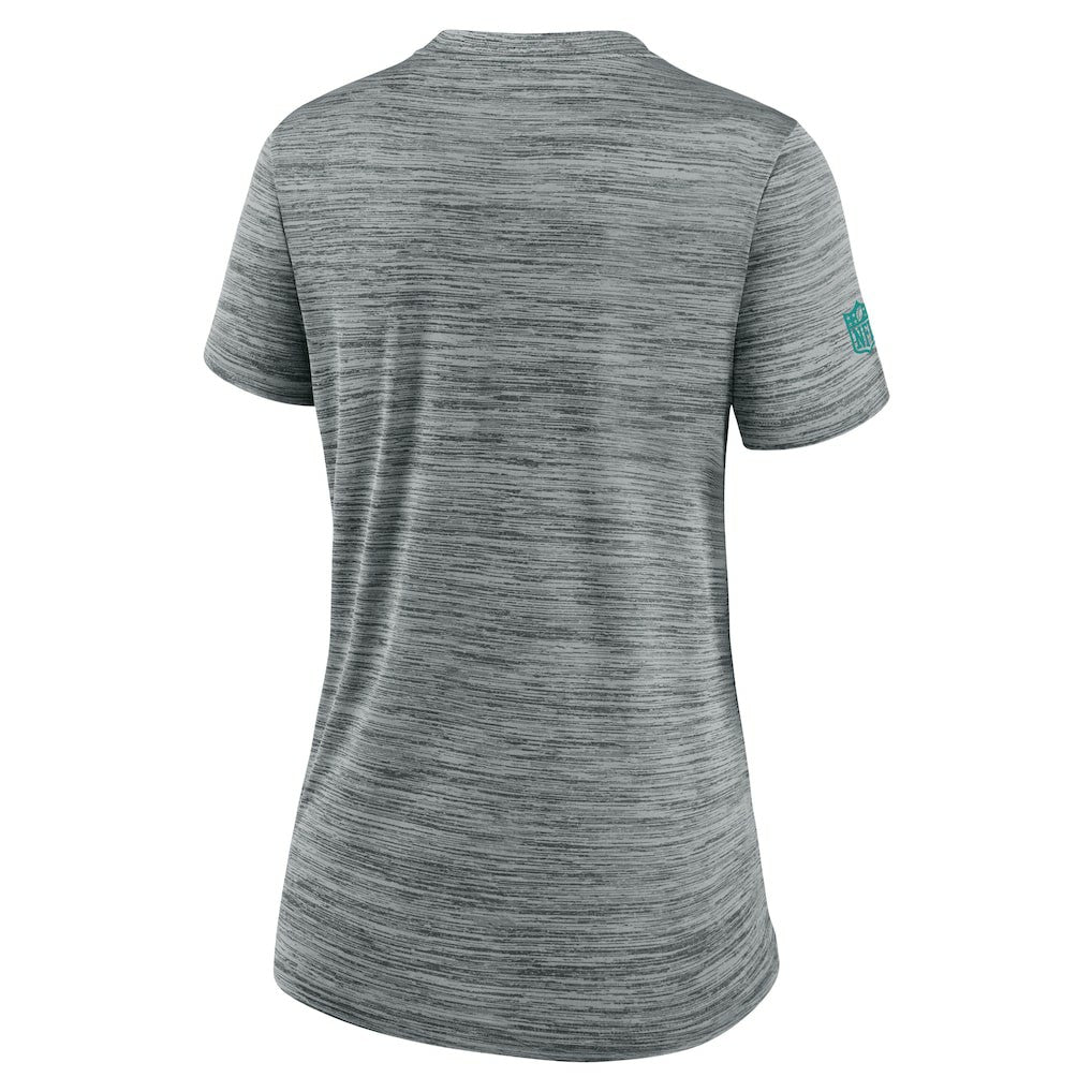 Miami Dolphins Women's Sideline Velocity Dri-FIT T-Shirt - Gray | Nike online