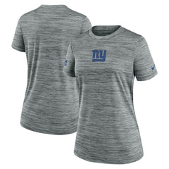 New York Giants Women's Sideline Velocity Dri-FIT T-Shirt - Gray | Nike sale