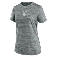 Las Vegas Raiders Women's Sideline Velocity Dri-FIT T-Shirt - Gray | Nike online