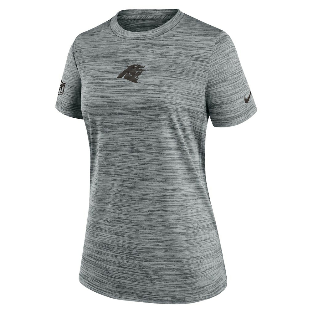 Carolina Panthers Women's Sideline Velocity Dri-FIT T-Shirt - Gray | Nike online