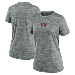 Washington Commanders Women's Sideline Velocity Dri-FIT T-Shirt - Gray | Nike discount