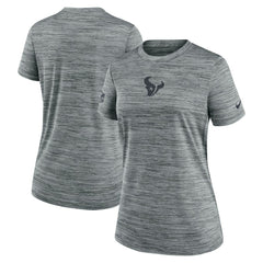 Houston Texans Women's Sideline Velocity Dri-FIT T-Shirt - Gray | Nike sale