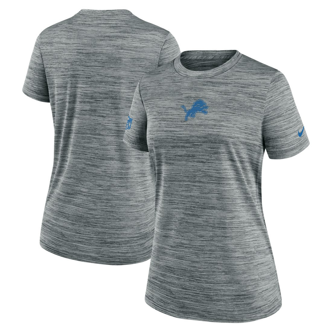 Detroit Lions Women's Sideline Velocity Dri-FIT T-Shirt - Gray | Nike on sale