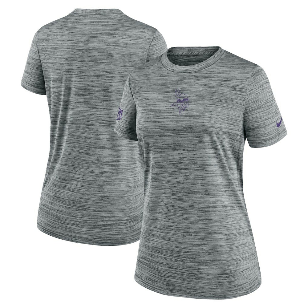 Minnesota Vikings Women's Sideline Velocity Dri-FIT T-Shirt - Gray | Nike online