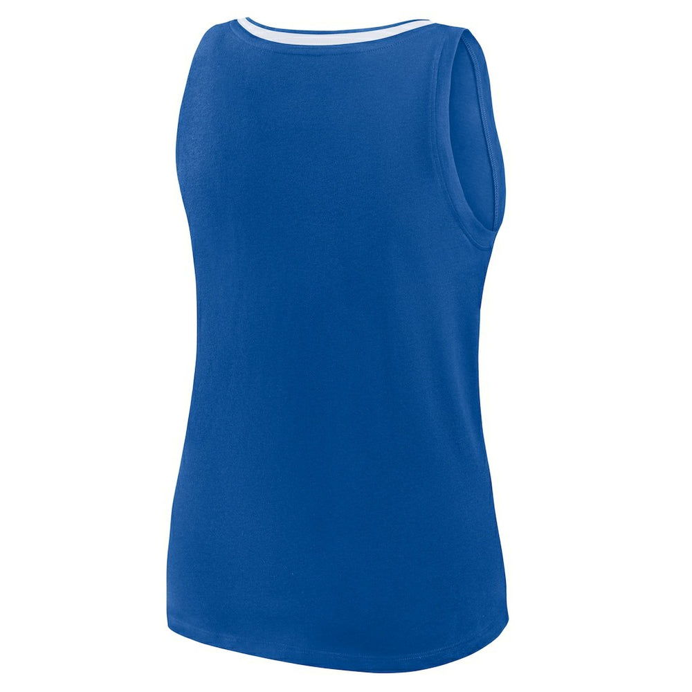New York Giants Logo Athletic Women's Stellar Win V-Neck Tank Top - Royal on sale