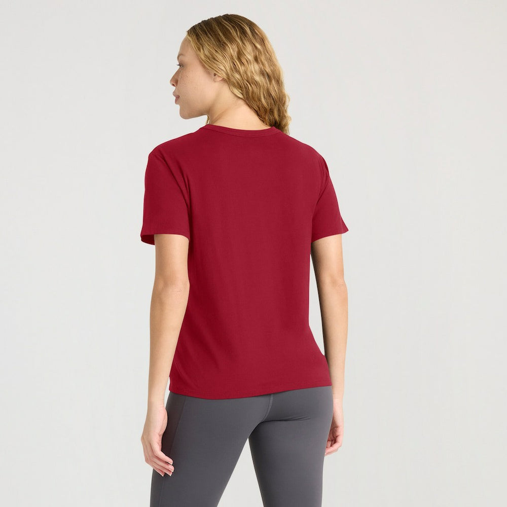 San Francisco 49ers Women's Line Em Up T-Shirt - Scarlet outlet
