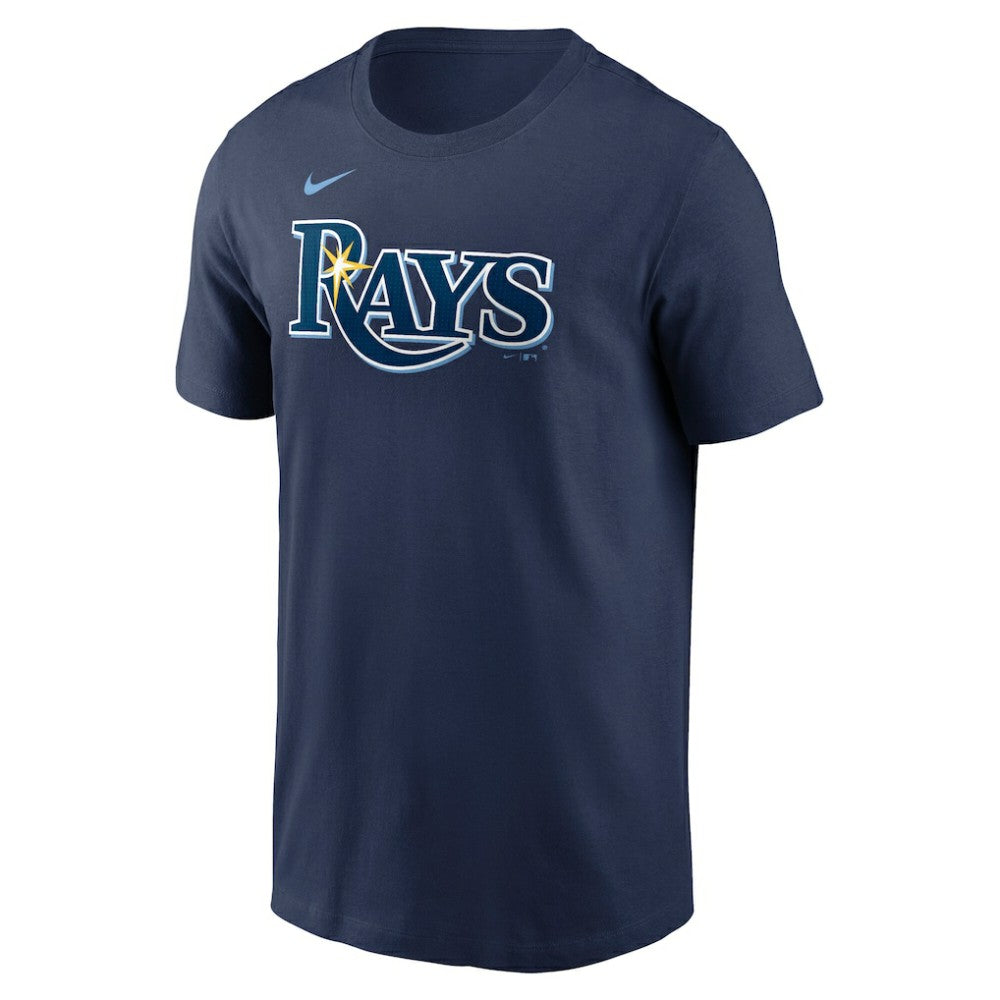 Yandy Diaz Tampa Bay Rays Fuse Name & Number T-Shirt - Navy | Nike