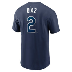 Yandy Diaz Tampa Bay Rays Fuse Name & Number T-Shirt - Navy | Nike