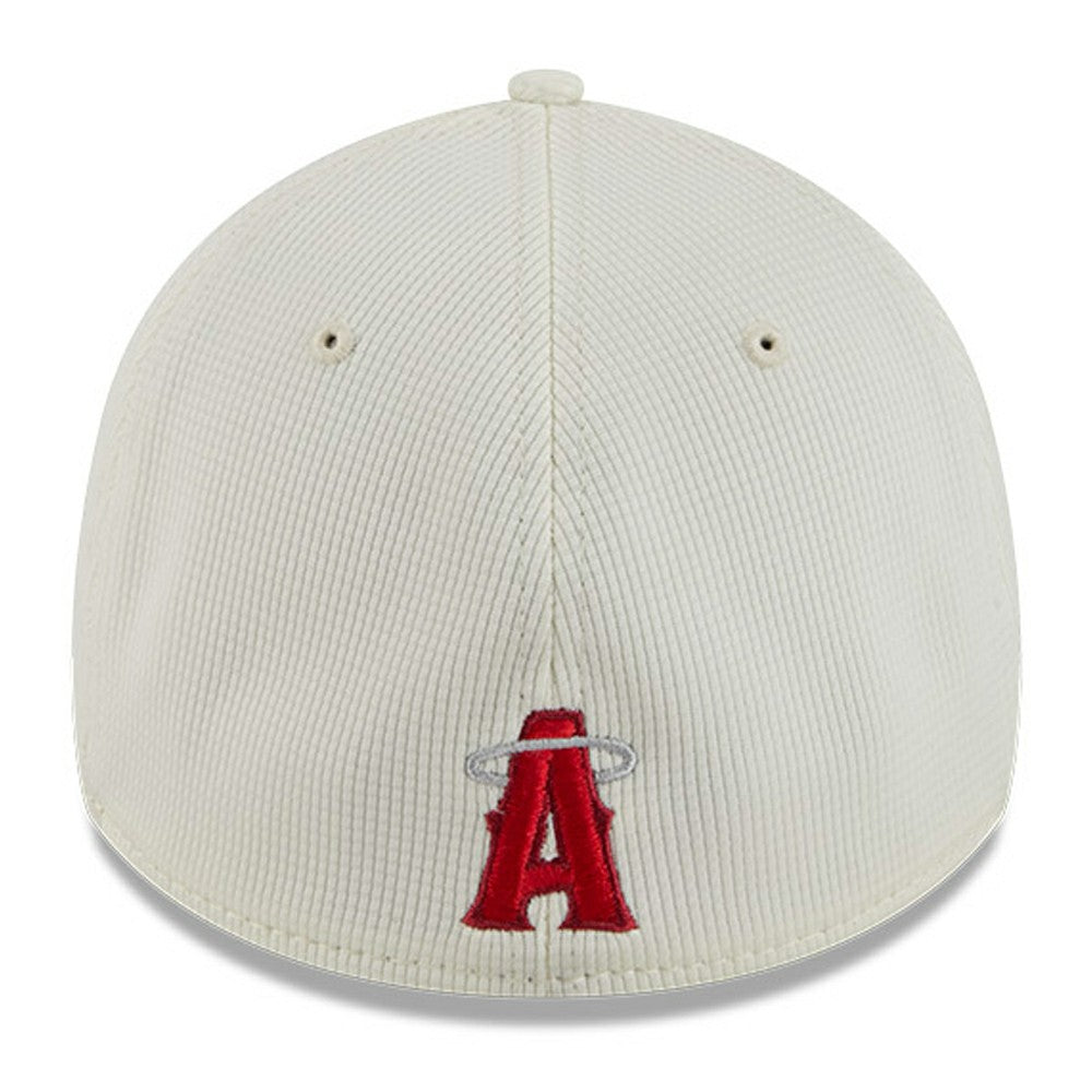 Los Angeles Angels City Connect Batting Practice 39THIRTY Flex Hat - Cream/Red | New Era