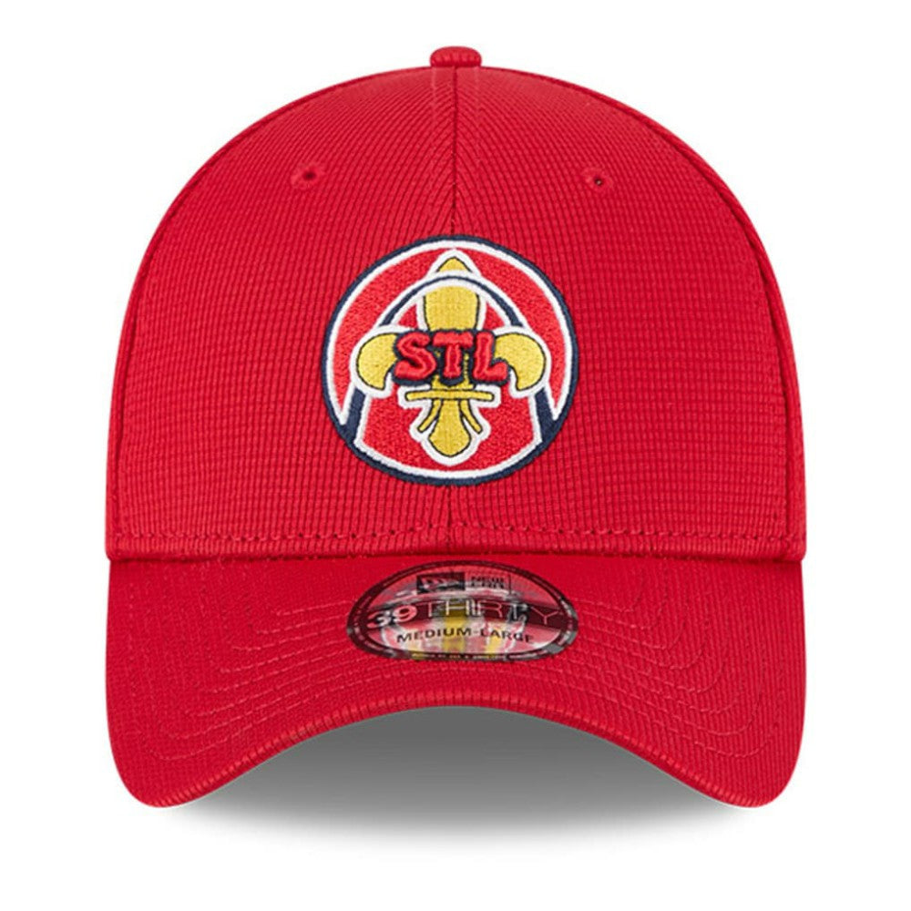 St. Louis Cardinals City Connect Batting Practice 39THIRTY Flex Hat - Red | New Era