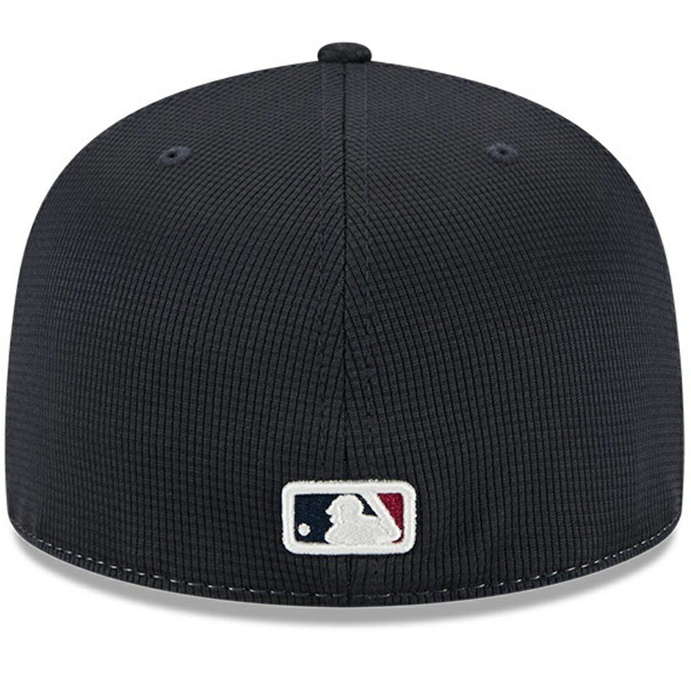 Cleveland Guardians City Connect Batting Practice 59FIFTY Fitted Hat - Navy/White | New Era