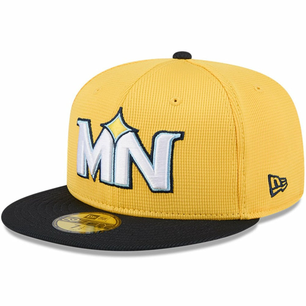 Minnesota Twins City Connect Batting Practice 59FIFTY Fitted Hat - Yellow/Black | New Era