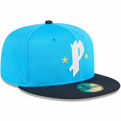 Philadelphia Phillies City Connect Batting Practice 59FIFTY Fitted Hat - Neptune Blue/Navy | New Era